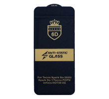 Захисне скло 6D Anti-static for Infinix Smart 9/Infinix Hot 50 5G/Hot 50i чорне тех. пак. mag-2000001577028143031