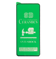 Захисне скло CERAMIC for Xiaomi Redmi Note 13 5G/Note 13 Pro 4G/Note 14S/Poco F5 чорне тех пак mag-2000001535332136939