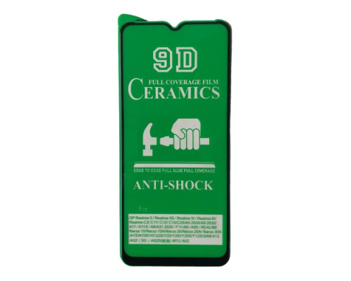 Захисне скло CERAMIC for Samsung A02/A02S/A03/A03S чорне тех. пак. mag-200000129605915919