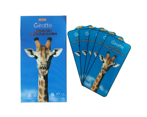 Giraffe Anti-static glass for Samsung S22 black тех упаковка (5шт) mag-200000154807359261