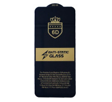 Захисне скло 6D Anti-static for Infinix Hot 40i чорне тех. пак. mag-2000001577059133604