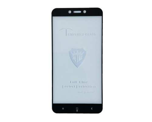 Захисне скло Full Glue for Xiaomi Redmi 4X чорне тех. пак. mag-200000095934429337