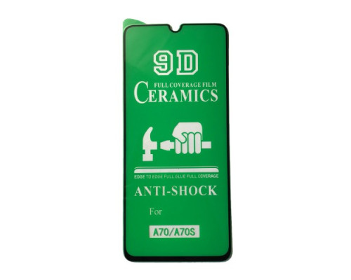 Захисне скло CERAMIC for Samsung A705 чорне тех. пак. mag-200000119642721619