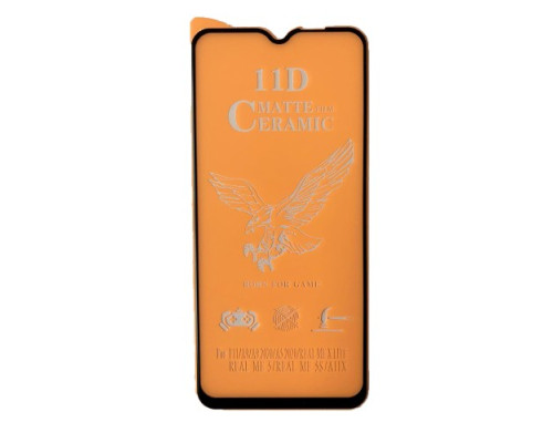 Захисне скло Ceramic MATTE for Xiaomi Mi 10 Lite чорне тех. пак. mag-2000001223901138156