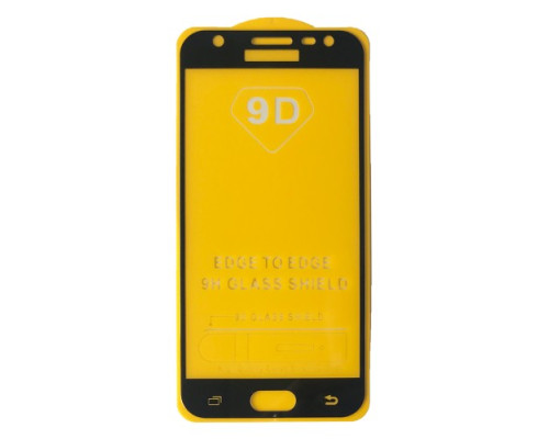 Захисне скло 9D Samsung J330 чорне тех пак mag-2000001453391138089