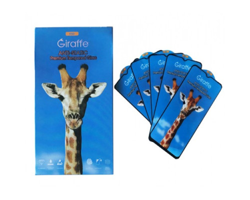Giraffe Anti-static glass for Motorola E13 black тех упаковка (5шт) mag-200000154825759273