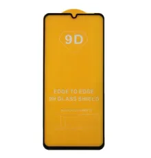 Захисне скло 9D Xiaomi Redmi 13C/Poco C65 чорне тех упаковка mag-2000001575352151822