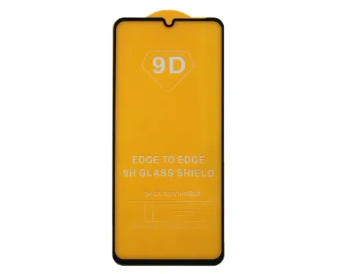 Захисне скло 9D Xiaomi Redmi 13C/Poco C65 чорне тех упаковка mag-2000001575352151822