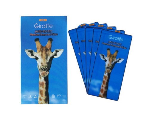 Giraffe Anti-static glass for Samsung S25 Ultra black тех упаковка (5шт) mag-2000001580769135977