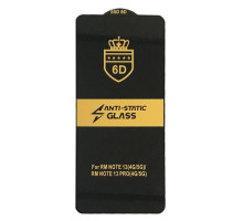 Захисне скло 6D Anti-static for Xiaomi Redmi Note 13 4G/ Redmi Note 13 Pro 5G тех пак mag-200000151919654056