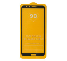 Захисне скло 9D Huawei Honor 9 Lite чорне тех пак mag-2000001450406103803