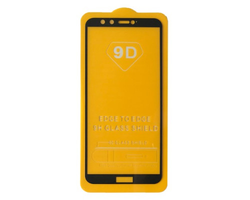 Захисне скло 9D Huawei Honor 9 Lite чорне тех пак mag-2000001450406103803