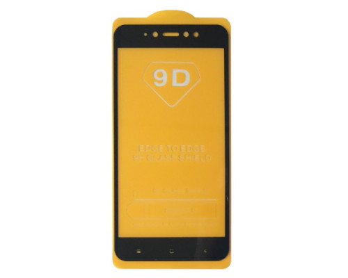 Захисне скло 9D Xiaomi Redmi Note 5A чорне тех пак mag-200000145263932588