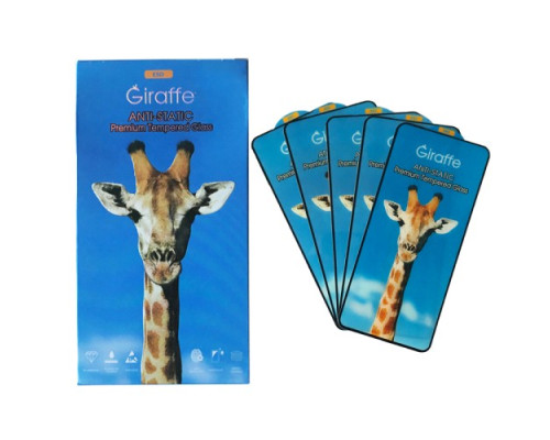 Giraffe Anti-static glass for Xiaomi Redmi Note 12S black тех упаковка (5шт) mag-2000001487150104788