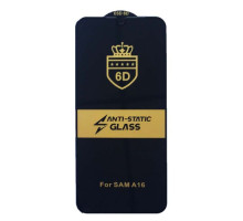 Захисне скло 6D Anti-static for Samsung A16 4G/A16 5G/A17/M16 чорне тех упаковка mag-200000154956855223