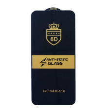 Захисне скло 6D Anti-static for Samsung A16 4G/A16 5G/A17/M16 чорне тех упаковка mag-200000154956855223