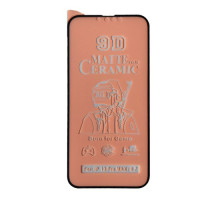 Захисне скло Ceramic MATTE for iPhone 13 Pro Max чорне тех. пак. mag-2000001345443100637