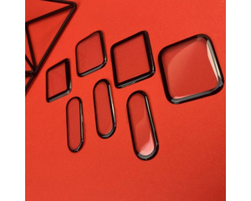 Захисне скло 10D PET+ PMMA for Apple Watch 7 41 mm чорне mag-200000135225043825