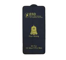 Захисне скло ESD 4S (anti-static) for iPhone XS Max/ 11 Pro Max чорне тех. пак. mag-200000135265643863