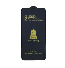Захисне скло ESD 4S (anti-static) for iPhone XS Max/ 11 Pro Max чорне тех. пак. mag-200000135265643863