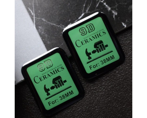 Захисне скло CERAMIC for Apple Watch 7 41mm чорне тех.пак. mag-200000138548717951