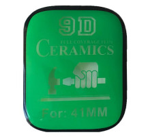 Захисне скло CERAMIC for Apple Watch 7 41mm чорне тех.пак. mag-200000138548717951