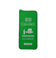 Захисне скло CERAMIC for iPhone 15 Pro чорне тех пак mag-2000001461648104231