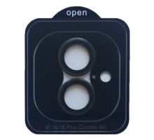 Захисне скло Camera METAL for iPhone 16 / 16 Plus black mag-2000001545607134951