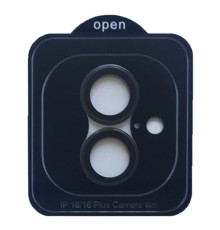 Захисне скло Camera METAL for iPhone 16 / 16 Plus black mag-2000001545607134951