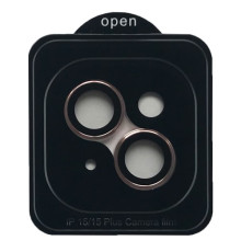 Захисне скло Camera METAL for iPhone 15/15 Plus pink mag-200000155815755139