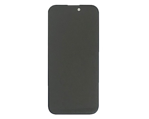 Захисне скло PRIVACY GLASS (Анти-шпигун) for iPhone 15 Pro Max чорне тех.пак mag-200000152576030010