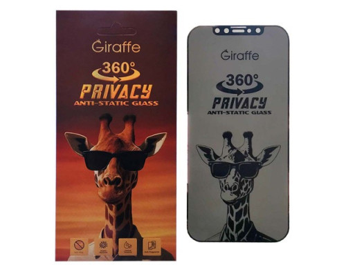 Захисне скло Giraffe Privacy Anti-static 360° for iPhone 11 Pro/X/XS mag-2000001604670143307