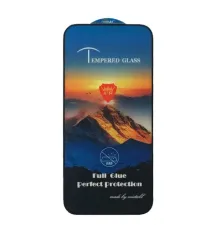 Захисне скло Full Glue for iPhone 17 Pro чорне тех пак mag-2000001629154146199