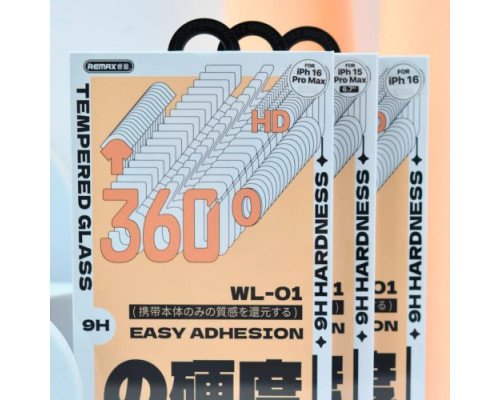 Захисне скло Remax WL-01 Future Ultra-soft Series HD for iPhone 15 Pro чорне mag-695485121988058831