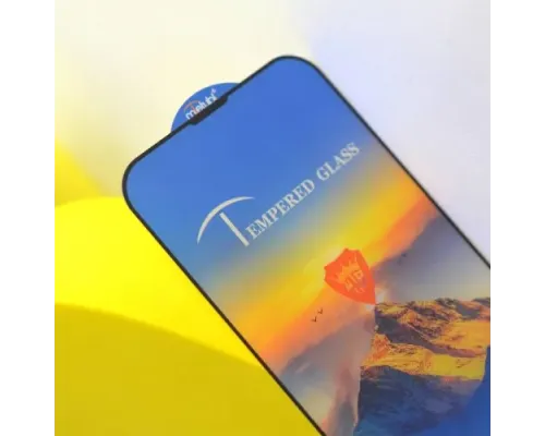 Захисне скло Full Glue for iPhone 17 Air чорне тех пак mag-2000001629161146200