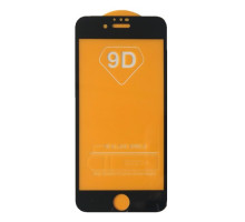 Захисне скло 9D iPhone 7/8 чорне тех пак mag-200000120891522816