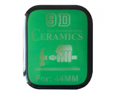 Захисне скло CERAMIC for Apple Watch 7 45mm чорне тех.пак. mag-200000138549417952
