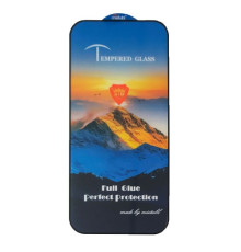 Захисне скло Full Glue for iPhone 14 Pro чорне тех. пак. mag-2000001421154102717