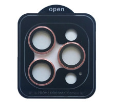 Захисне скло Camera METAL for iPhone 16 Pro / 16 Pro Max pink mag-2000001545584106264