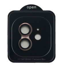 Захисне скло Camera METAL for iPhone 11/12/12 mini pink mag-200000155754955093