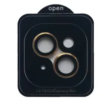 Захисне скло Camera METAL for iPhone 13 / 13 mini gold mag-2000001557747145628
