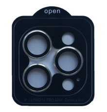 Захисне скло Camera METAL for iPhone 14 Pro/14 Pro Max silver mag-2000001557921141247