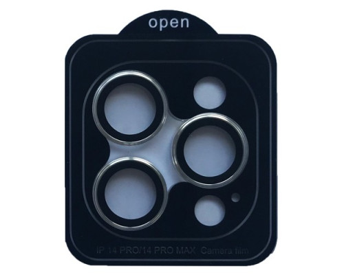 Захисне скло Camera METAL for iPhone 14 Pro/14 Pro Max silver mag-2000001557921141247