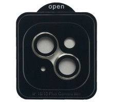 Захисне скло Camera METAL for iPhone 15/15 Plus silver mag-200000155816455140