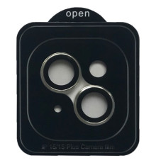 Захисне скло Camera METAL for iPhone 15/15 Plus silver mag-200000155816455140