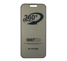 Захисне скло Privacy Anti-static 360° for iPhone 16 Pro/iPhone 17 тех.пак. mag-2000001604502137876