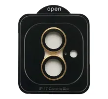 Захисне скло Camera METAL for iPhone 17 gold mag-2000001625538144562