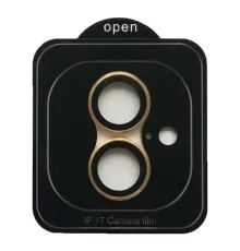 Захисне скло Camera METAL for iPhone 17 gold mag-2000001625538144562