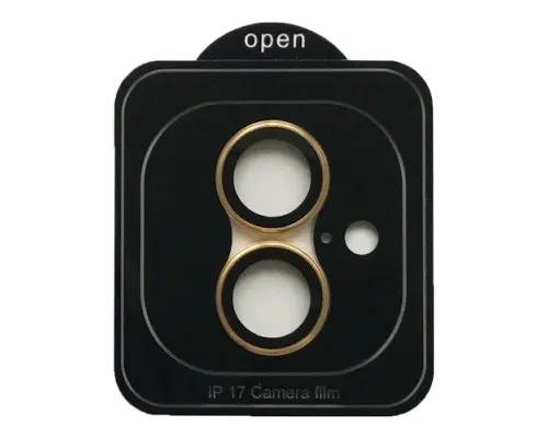 Захисне скло Camera METAL for iPhone 17 gold mag-2000001625538144562