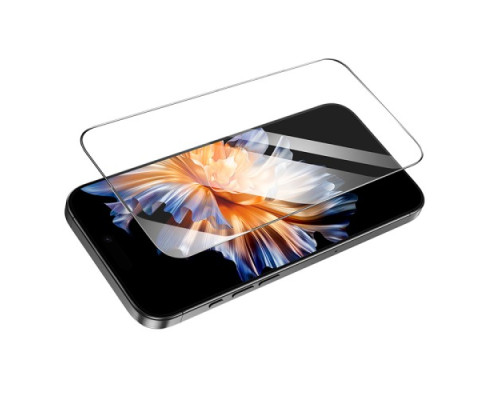 Захисне скло HOCO A34 Slim Full screen HD (Ultra Slim 0,2mm) for iPhone 16 Plus Black mag-694200763703961961